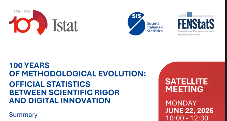 100 years of methodological evolution: official statistics